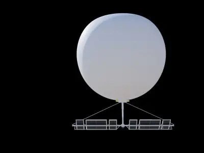 Not Spy Balloon That Was Shot Down With AIM-9X Sidewinder 3D print model