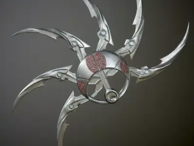 Predator shuriken 3D model