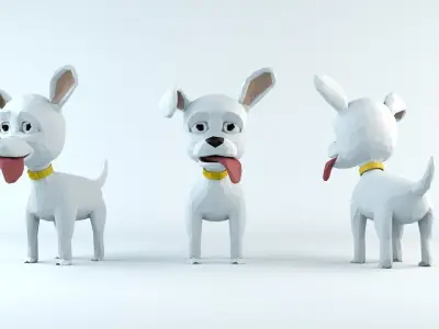 Lowpoly Animals Pack Low-poly 3D model