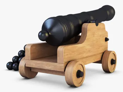 Ancient Cannon 3D model