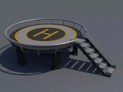 Helipad 3D model