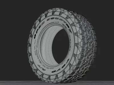 Toyo All Terrain off road tire 3D model