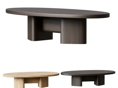 Modern Fishes 18 Coffee Table 3D model