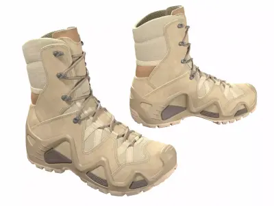 Military Boots Sandstorm 3D model