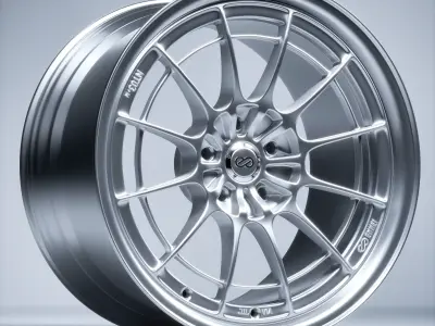 Enkei Wheels - nt03m Low-poly 3D model