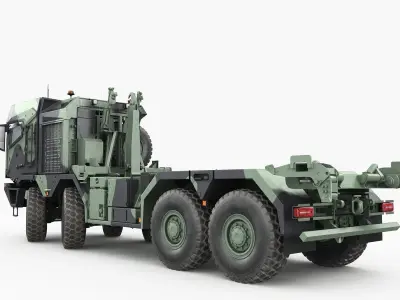 RMMV HX3 tactical military truck 8x8 3D model