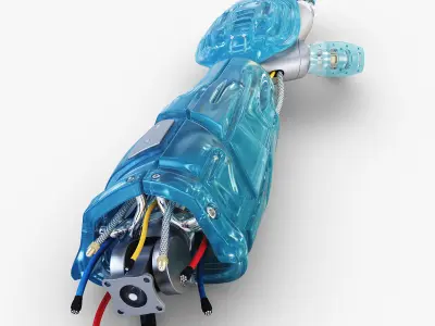 Bio robotic hand v 1 3D model