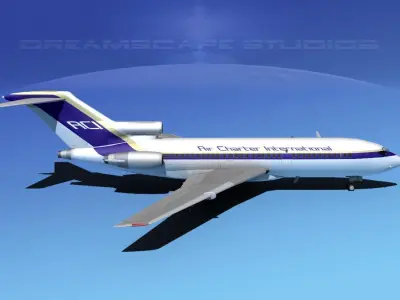 Boeing 727-100 Air Charter Intl 3D model