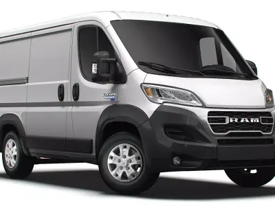 Ram ProMaster EV Cargo Van L1H1 2024 3D model
