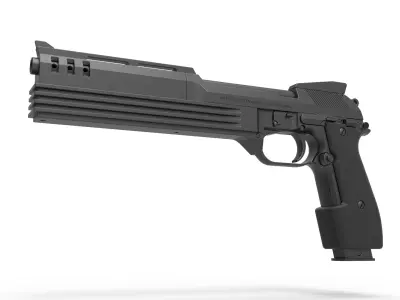 Guess plastic gun 3D model