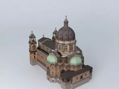 Metropolitan Cathedral of Porto Alegre Free 3D model