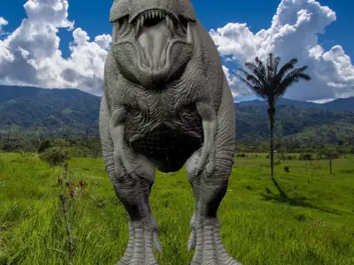 TREX ATC Paleo Art 3D model