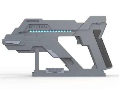  Asuran Replicator Stunner - Stargate - Commercial - STL 3D print model