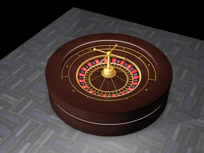3D Roulette Model casino roule wheel 3D model Free 3D model