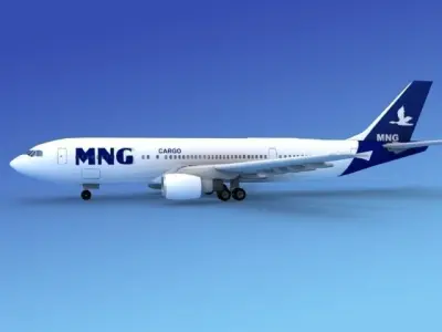 Airbus A300 MNG Cargo 1 3D model