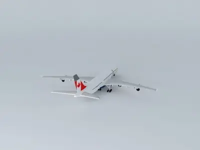 GoldenJet Airbus A340 200 Canadian Iceberg Free 3D model