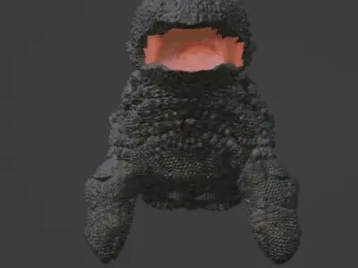 free sea monster titan model Free 3D model