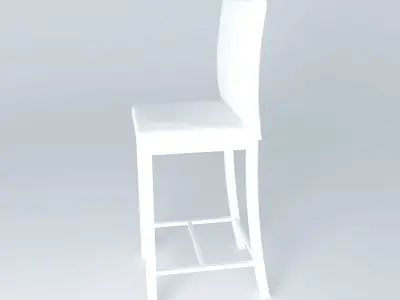 Bar Stool Free 3D model 7