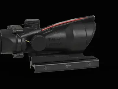 Trijicon ACOG4X32 Low-poly 3D model