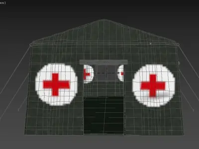 Military Medical Tent 3D model