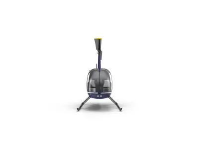 Robinson R22 Helicopter 3D model