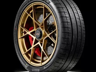 Pirelli R 265 40 ZR21 105Y 3D model