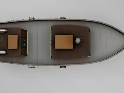 Super Boat Low-poly Low-poly 3D model