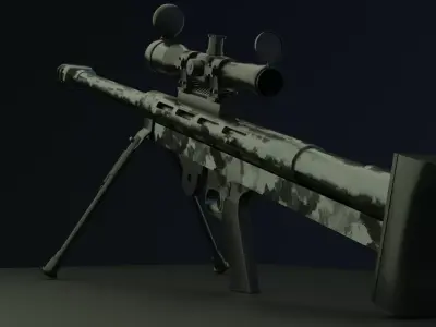 Lar Grizzly Rifle 3D model