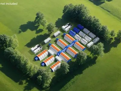 Outdoor Field Hospital 3D model purchase