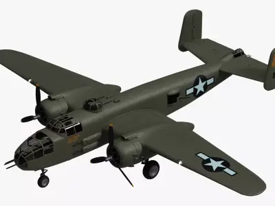 B-25 Mitchell 3D model