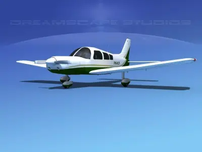 Piper PA-28 V10 3D model