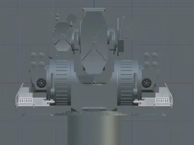 Russian 3K87 Kashtan CIWS 3D model