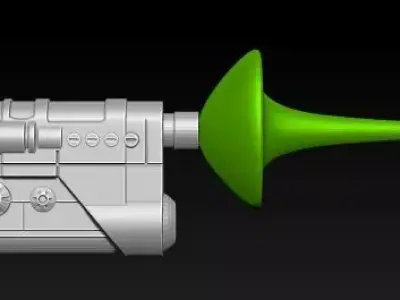 Laser Pulse Rifle  3D print model