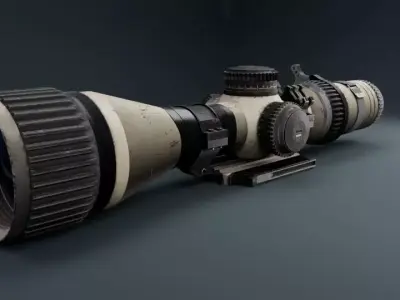 TELESCOPE Free low-poly 3D model