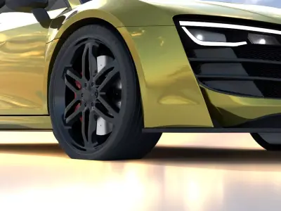 Audi RS8 Free 3D model