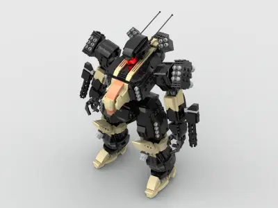 brazen wolf  3D model