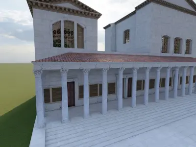 Curla Julia SENATE HOUSE 3D model