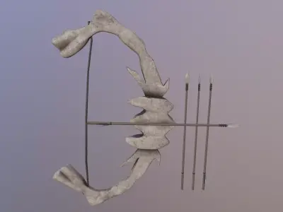 Bone Bow  Free 3D model