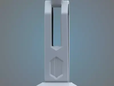 Futuristic Sci-Fi Headset Stand 3D print model