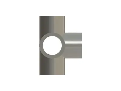 3D Printed Model 5-Way Half Inch Pipe Connector Free 3D print model