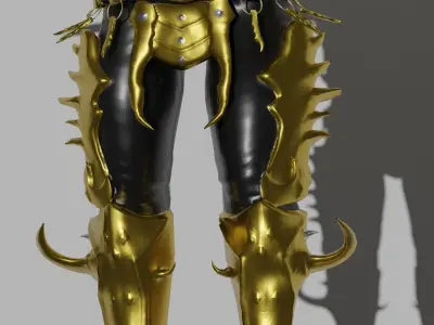 Giraffa Undead 3D model