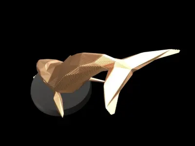 Parametric Blue  Low-poly 3D model