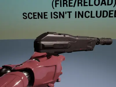 Modern Gun 3D model