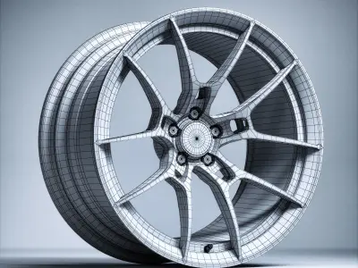 RAYS VOLK RACING G025 Low-poly 3D model