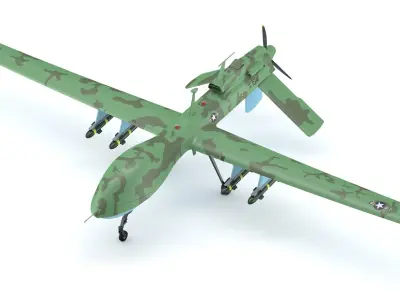 General Atomics MQ-1C Gray Eagle 3D model