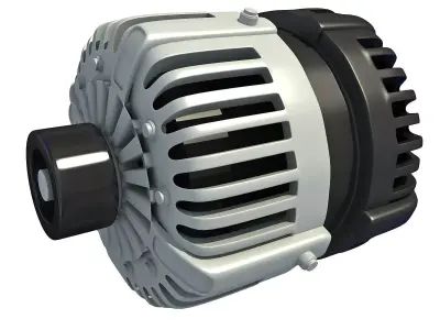 Automobile Vehicle Alternator 3D model