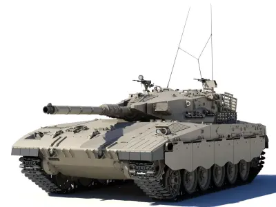 Merkava Battle Tank Mk1B 3D model