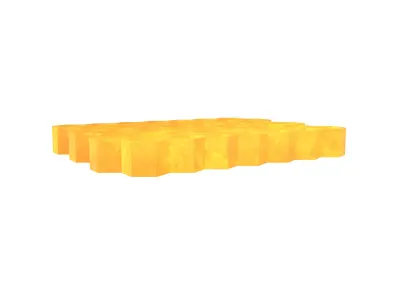 Honeycomb v1 001 Low-poly 3D model