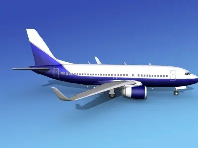 Boeing 737-700ER Corporate 4 3D model