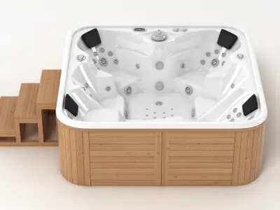 Whirlpool 4 Person Hot Tub 3D model